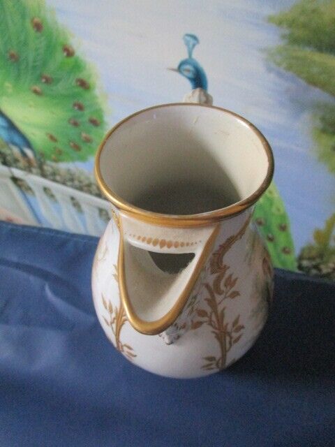 KPM Germany Pitcher Scepter Mark Antique Ptcher Creamer 6"