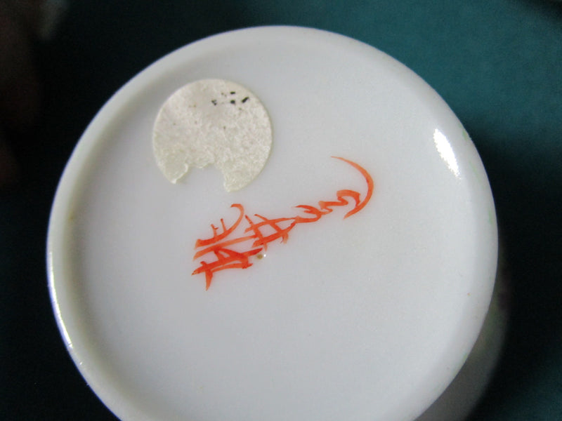 Midcentury Cups And Saucers Made In Japan Purple Pink Flowers Gorgeous