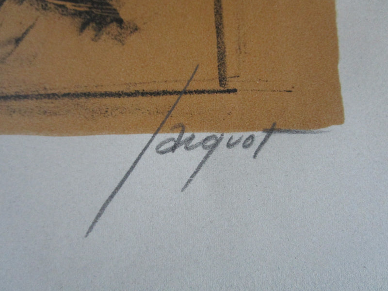 Pierre Jacquot (1929-2009)original pencil signed lithograph  ARTIST PROOF ILLEGI