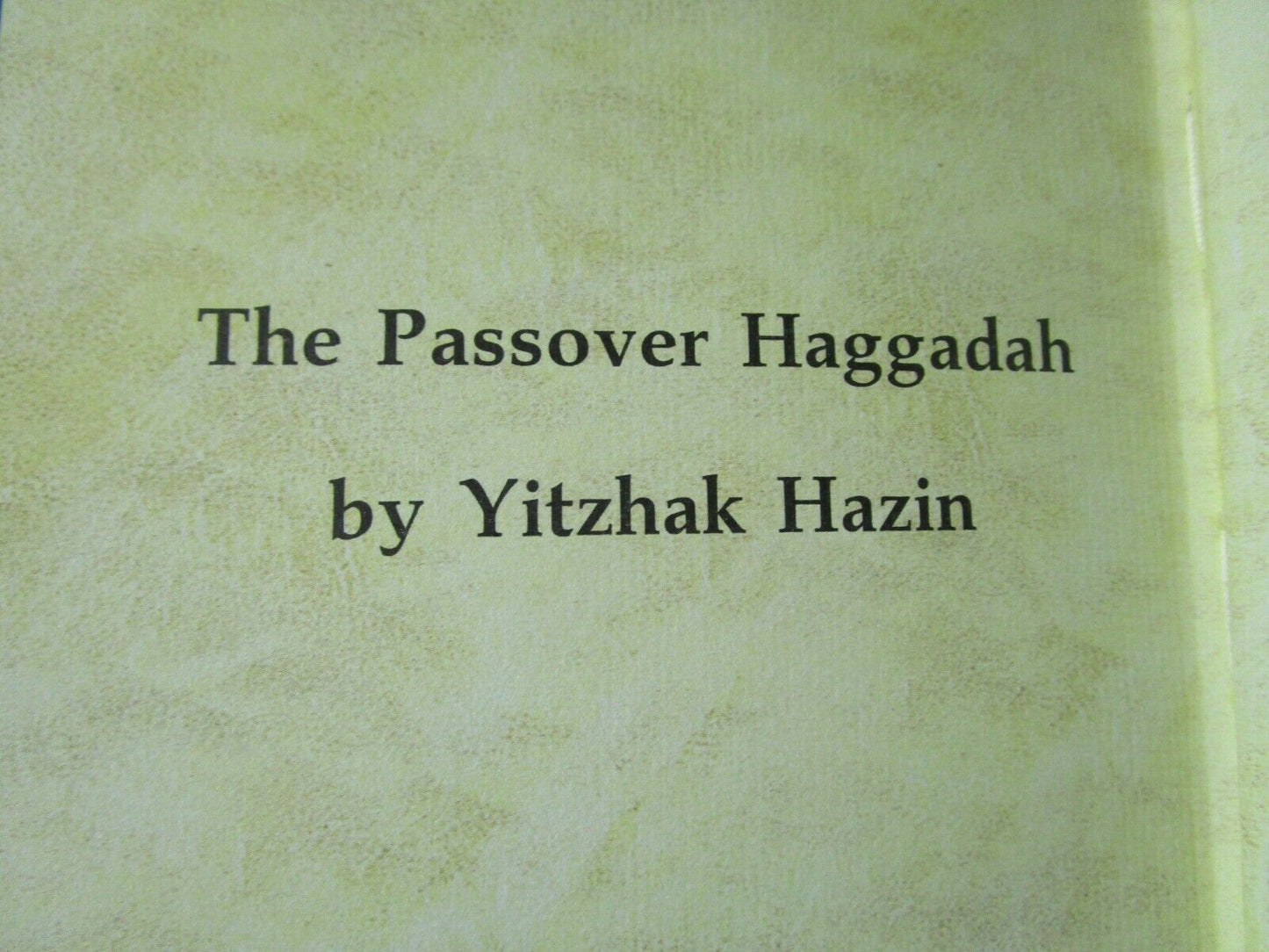 THE PASSOVER HAGGADAH BY YITZHAK HAZIN PEWTER COVER 2001 ILLUSTRATED