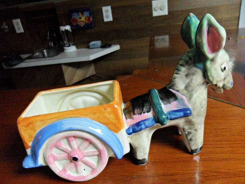 Occupied Japan large donkey planter ORIGINAL