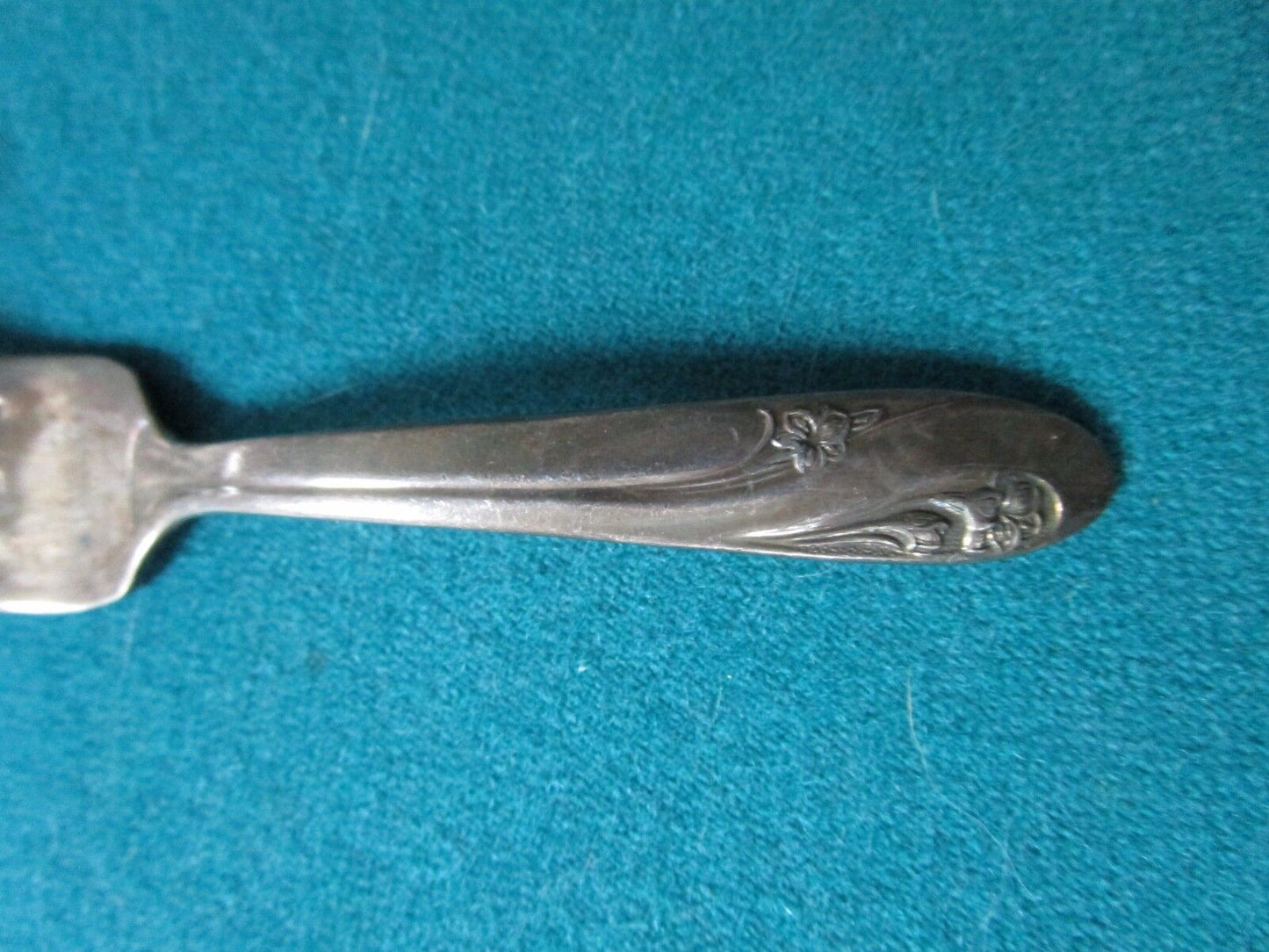 Vintage Holmes Edwards Deep Silver Baby FORKS AND SPOON