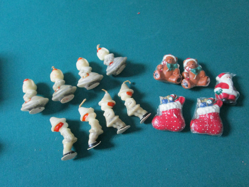 Vintage Candles Tavern Novelty Candles  Puritan Boys And Girls, Santa^^