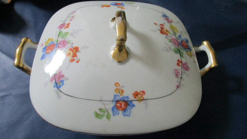 Union Czechoslovakia Oval Bowl Tureen Vegetable Pick 1