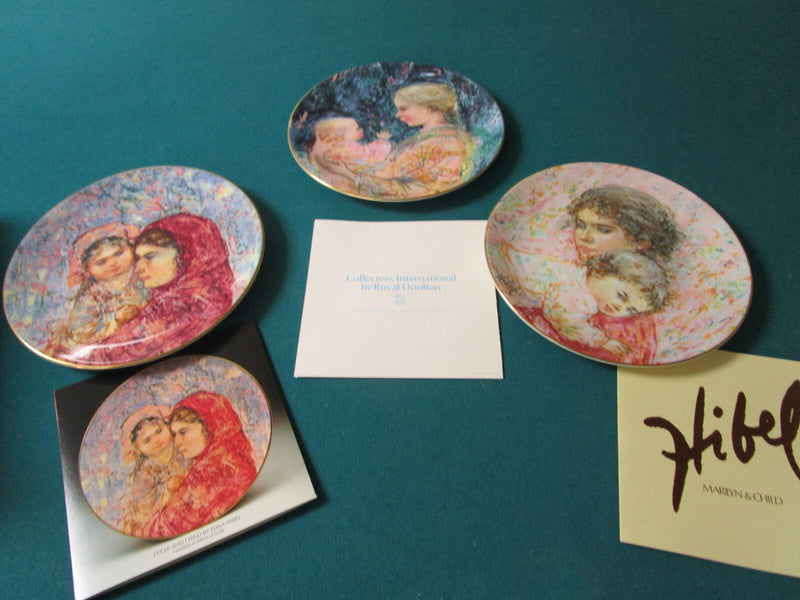 EDNA HIBEL  COLLECTOR PLATES PICK ONE "MARILYN", "KRISTINA, "LUCIA"  AND CHILD ^