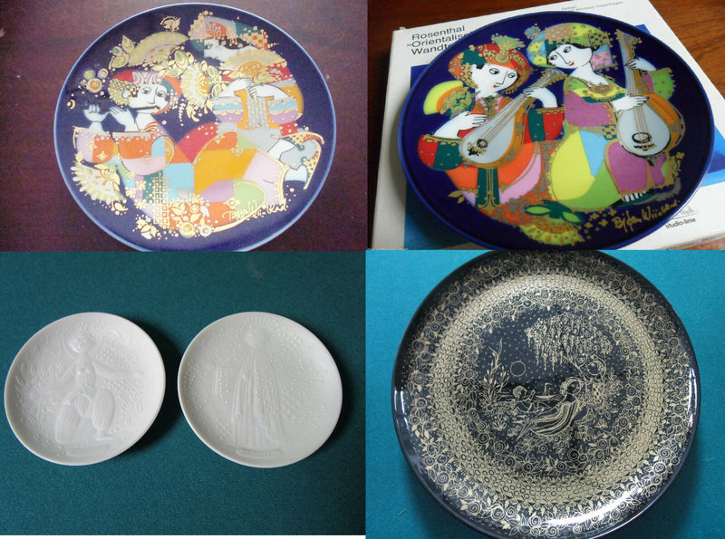 Bjorn Wiinblad ROSENTHAL COLLECTOR PLATES SUMMER ORIENTALISCHE NACHTMUSIKV PICK