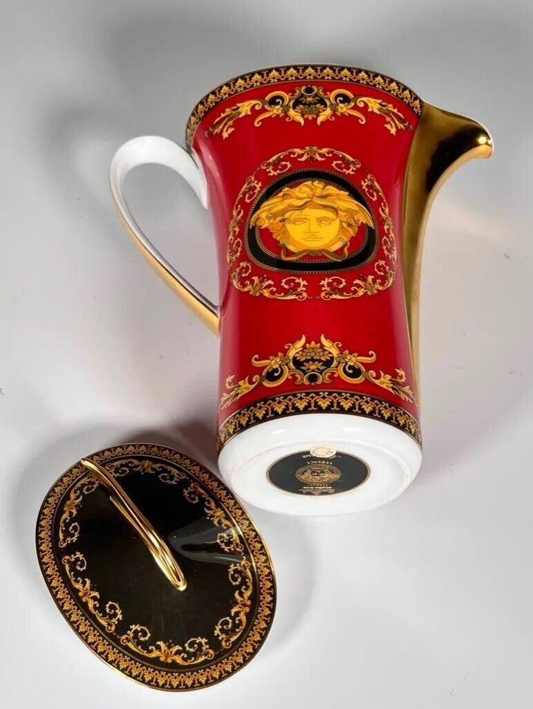 VERSACE FOR ROSENTHAL MEDUSA COFFEE SET 4 PIECES