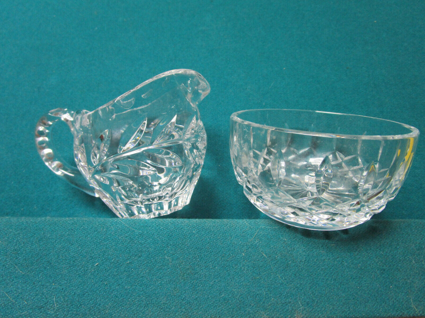 WATERFORD CRYSTAL VASE BOWL RING HOLDER CREAMER SUGAR MUSTARD NAPKIN HOLD PICK 1