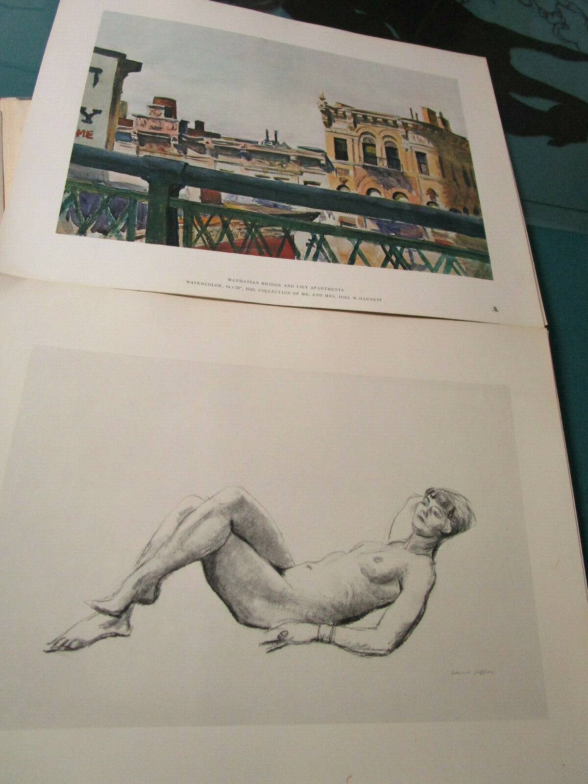 A SILENT WORLD PORTFOLIO 8 WATERCOLOR PRINTS by EDWARD HOPPER ORIGINAL BOX