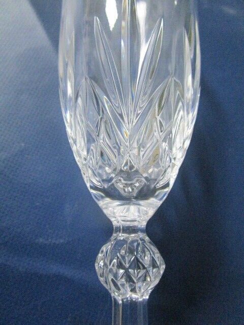 BOHEMIAN CRYSTAL CUT BALL STEM WINE WATER CHAMPAGNE GLASSES GLASSWARE PICK one