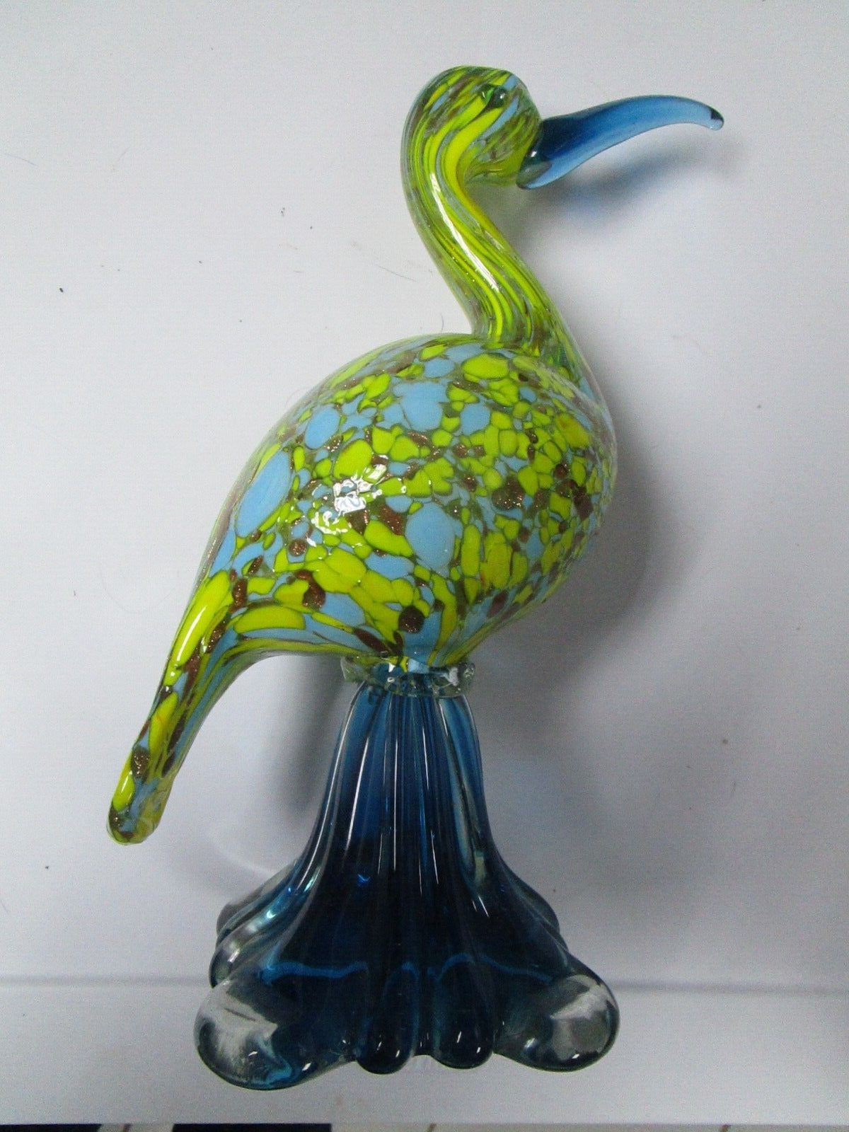 MURANO sculpture figurine Herron 9"