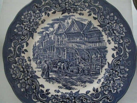 17th Century old England ironstone collector curio plate "Red River"