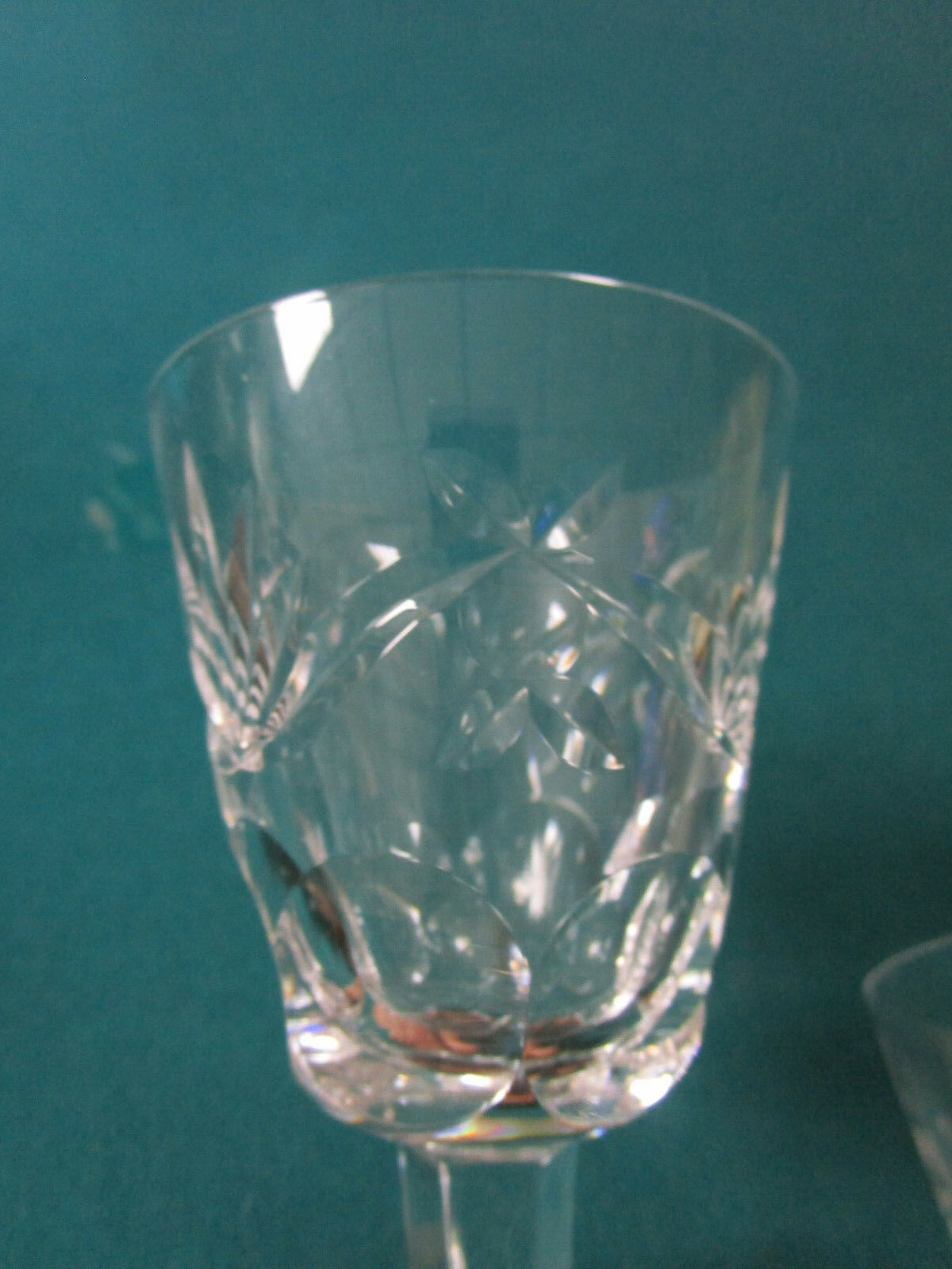 WATTERFORD ASHLING PATTERN  -  2 GOBLETS  6"