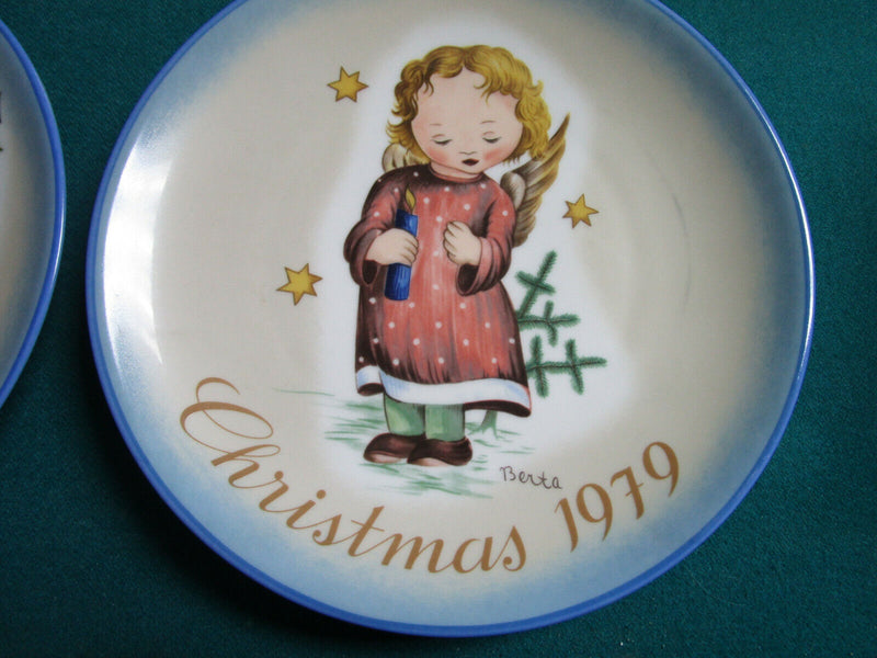 BERTA HUMMEL SCHMID 10 YEARS CHRISTMAS ANNUAL  PLATES COLLECTION 1871-81  10 PCS