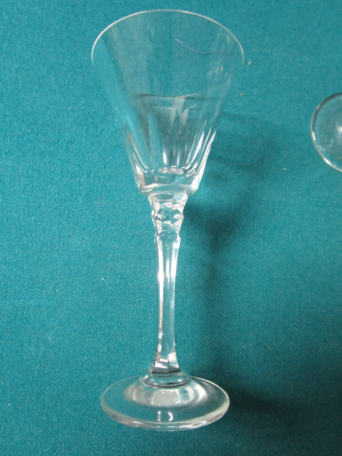 TOWLE REFLECTIONS 4 CRYSTAL CORDIAL GLASSES IN BOX 5" ORIGINAL