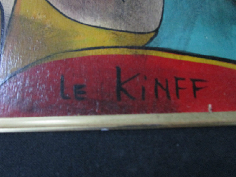 LINDA LEKINFF ORCHESTRA OIL ON BOARD SIGNED ORIGINAL