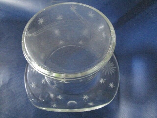 VINTAGE TOP HAT CRYSTAL BOWL