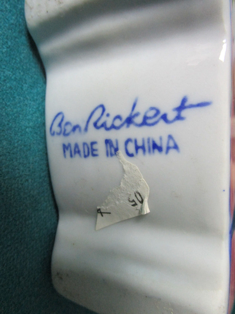 Ceramic Teapot, Ben Rickert Teapot, Small Flat Teapot PINK 6 X 6" ONE CUP [170D]