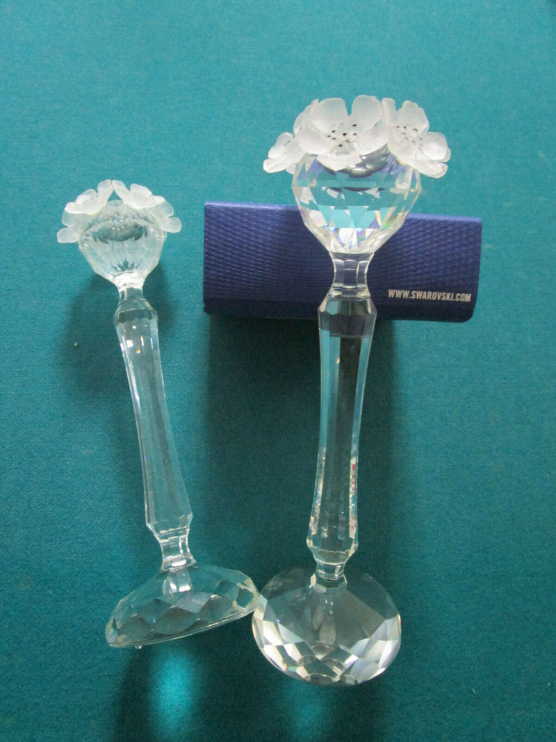 SWAROVSKI MAX SCHRECK FROSTED ANEMONES VASE BELLS TRINKET BOX CANDLEHOLDER PICK