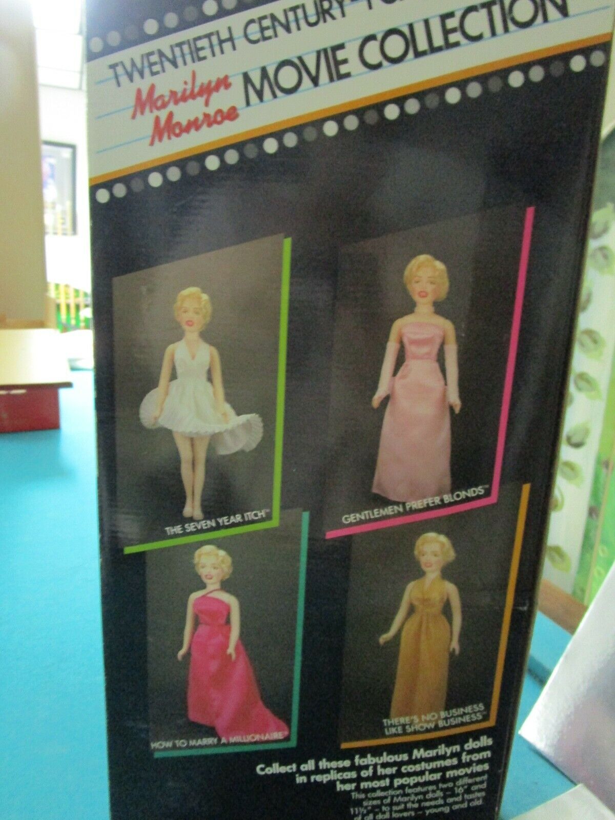 20th Century Fox Marilyn Monroe Doll Gentlemen Prefer Blondes, 17" NEW IN BOX