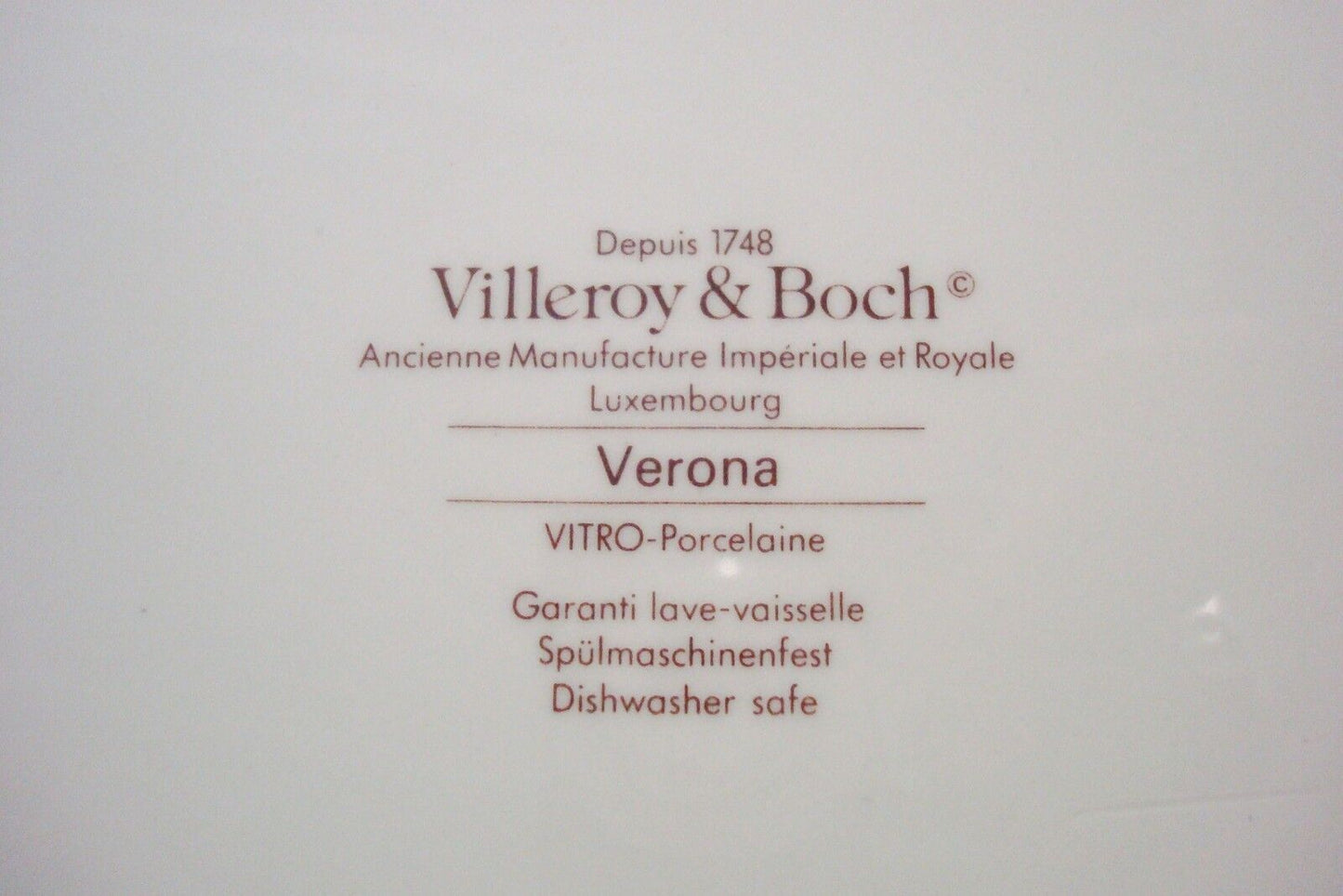 Villeroy and Boch ENGLAND "Verona" two handle tray ORQUIDS  12 1/2"