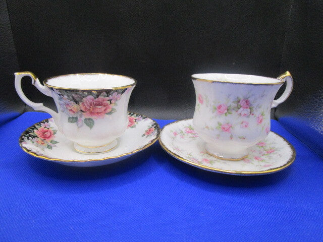 Royal Albert Concerto - Victoriana Rose  Porcelain Teacup & Saucer Pick 1 [80B]