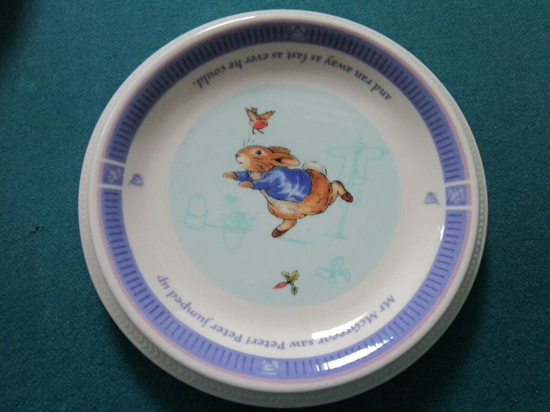 BEATRIX POTTER PETER RABBIT JEMIMA PUDDLE DUCK DISHES MUSIC BOX MOVEMENT PICK1