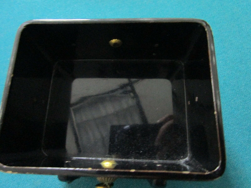 CHINESE LACQUER JEWELRY TRINKET BOX ART NOUVEAU VANITY METAL BOX PICK 1 ^^