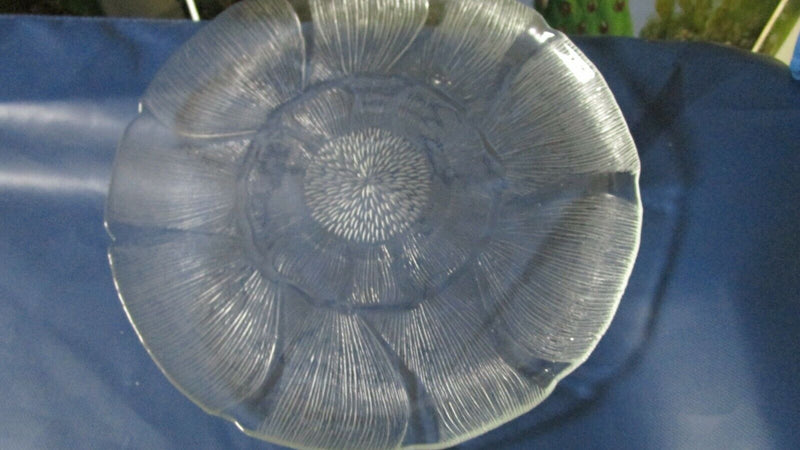 Arcoroc FRANCE Seabreeze Swirl SPIRAL FLEUR FLORAL CHEESE TRAY PLATTER 13" PICK1