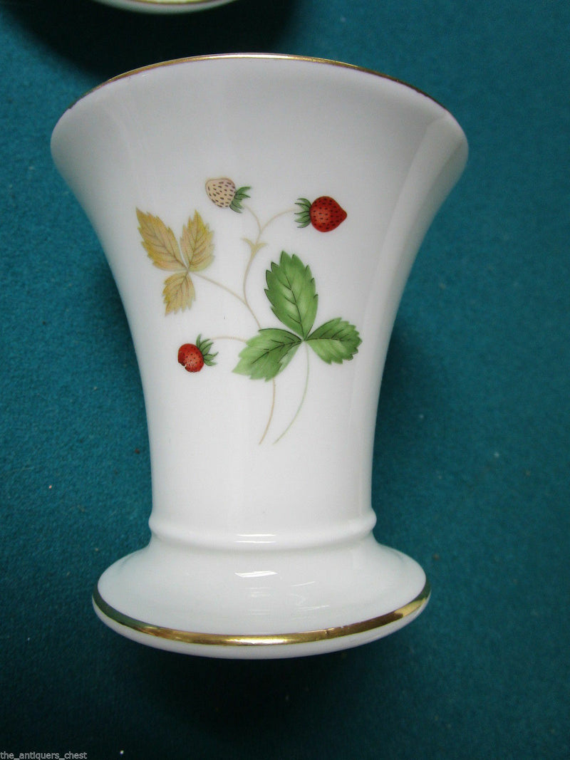 “Wedgwood" Vanity Wild Strawberry  Kutani Crane Dish Bottle Tray Vase Pick1 ^^