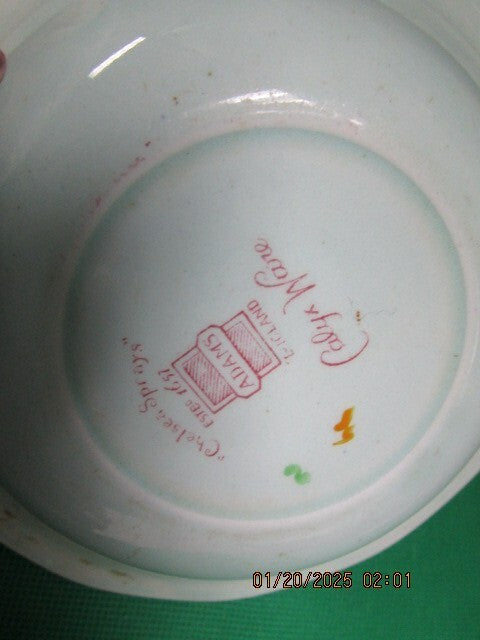 Antique Adams England Calyx Ware DINNER SET Tea  Cups & Saucer ^^