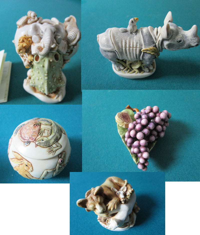 Harmony Garden Kingdom Jardinia Sculptures Treasure Jest Box Trinket Pick One 1-