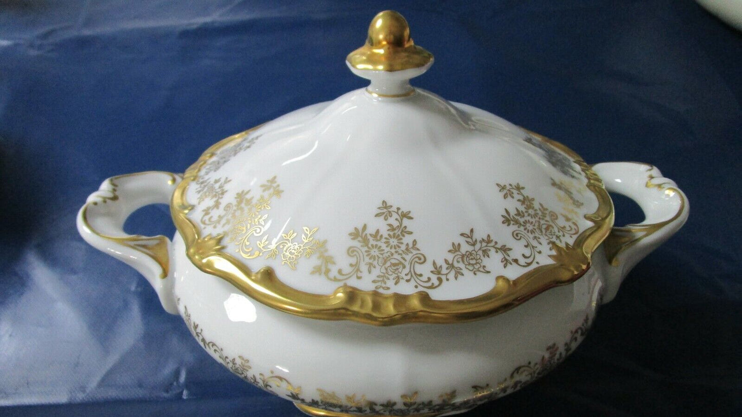 1920's GERMAN WEINER PORCELAIN CHINA TUREEN TRAY  GRAVY  BOAT BOWL PICK 1