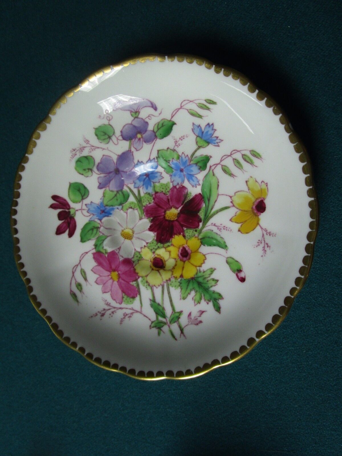 TUSCAN ENGLAND CUP AND SAUCER FLORAL MULTICOLOR  [95J]