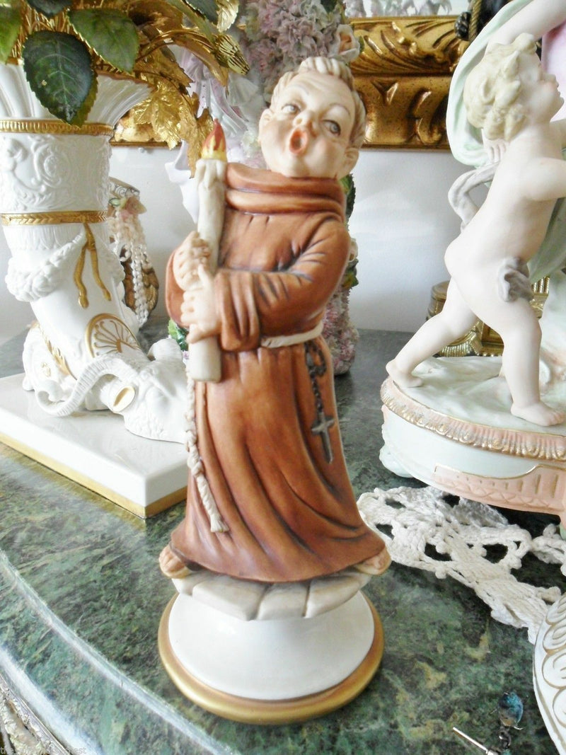 CAPODIMONTE ITALY FIGURINES MUSKETEER, GENTLEMAN, DRUNK MONK PICK ONE