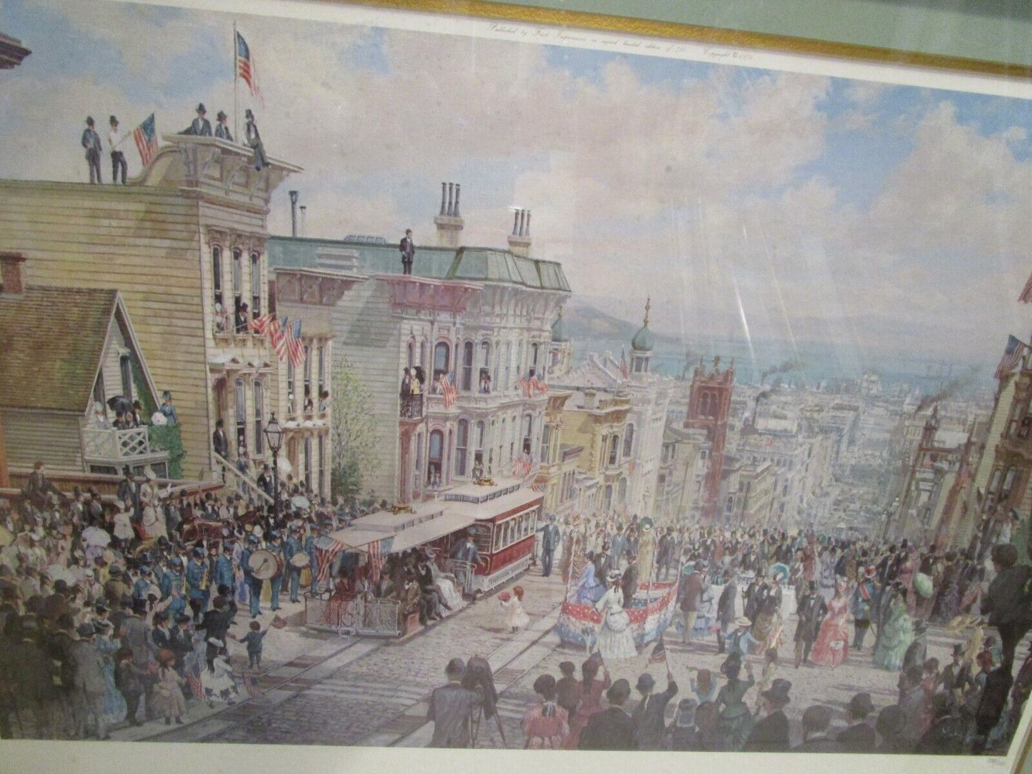 ALAN MALEY "CALIFORNIA STREET CABLE RAILROAD COMPANY OPENING DAY APRIL 10, 1878"