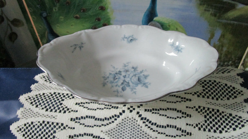 J. HAVILAND BLUE BOUQUET PLATINUM TUREEN - CREAMER SUGAR -GRAVY BOAT- BOWL PICK1