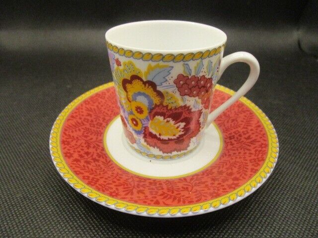 Valdrome Limoges France coffee cup and saucer [80b]