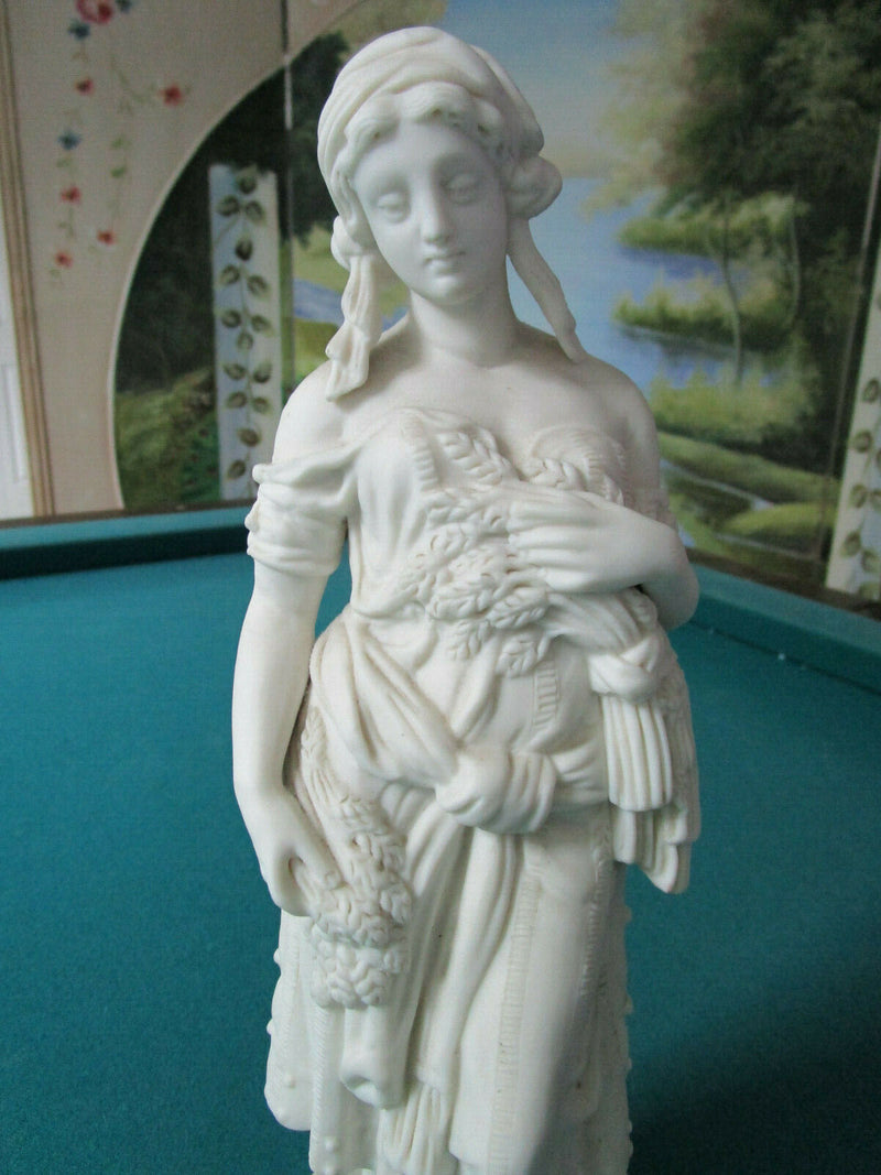 GRECO-ROMAN FIGURINE SCULPTURE PARIS CERAMIC PENELOPE -  HARVEST [top2]PICK 1