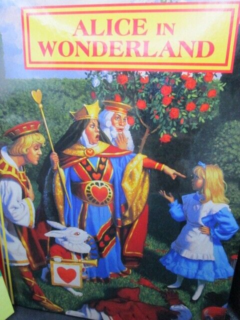 ALICE IN WONDERLAND 2 BOOKS NEW