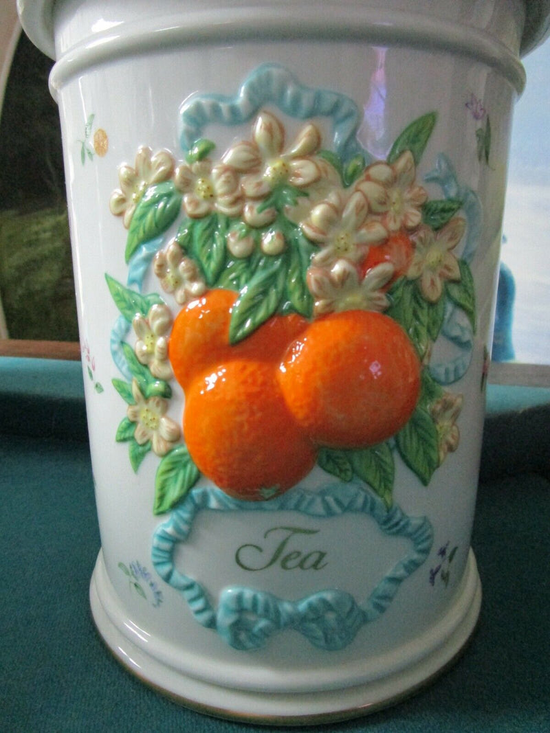 DANBURY MINT CANISTER CORDON BLEU SUGAR TEA PASTA COFFEE FLOUR PICK 1