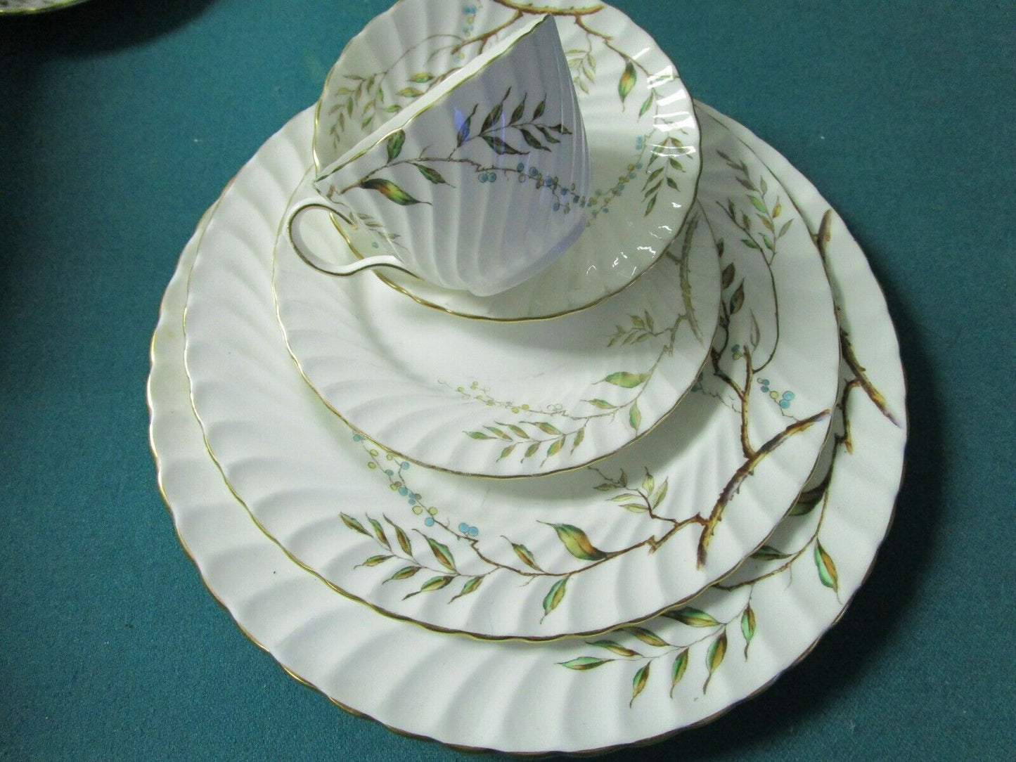 Whitmore Aynsley England Dinner China Setting 5 / 4 Pcs And Cup Saucer Pick 1