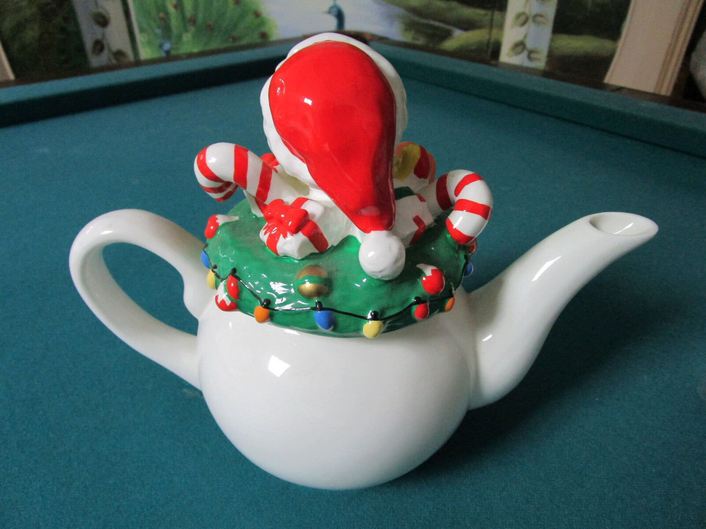 WARNER BROS STUDIOS TWEETY CHRISTMAS TEAPOT ORIGINAL