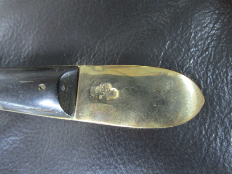 Knives Golden Metal Black Handle 4 With Far East Carving ^^^