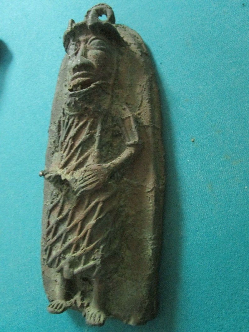 ANTIQUE SALVAGE CAST IRON FINIAL WALL DECOR 9" ^^^