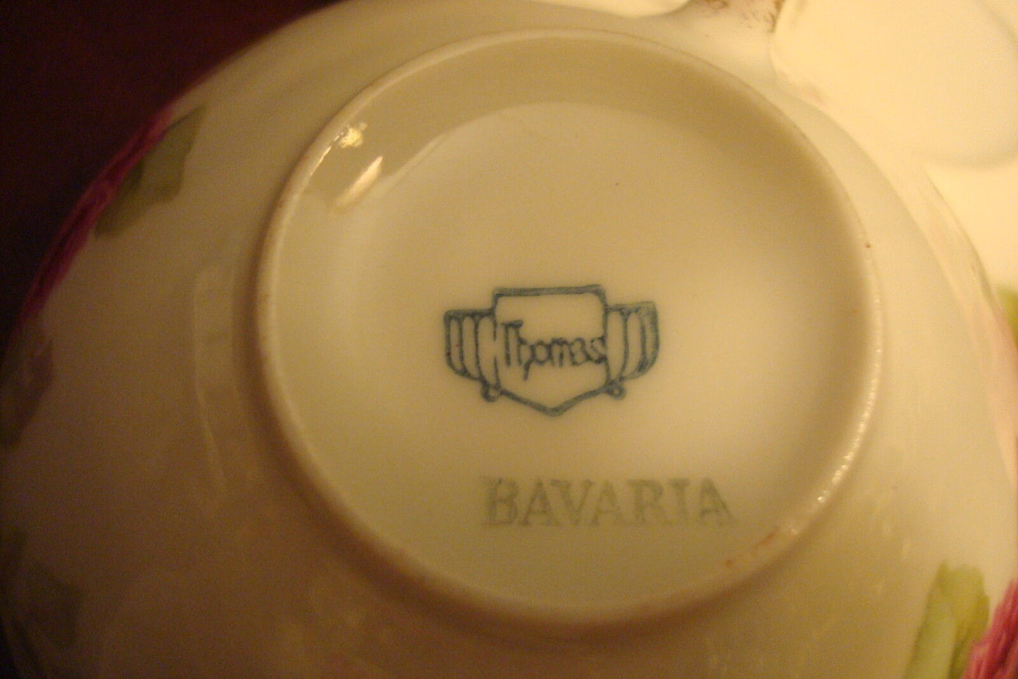 Thomas Bavaria tea cup and saucer decorated with roses ORIG [83C