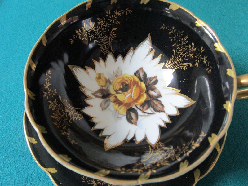 Royal Sealy Japan Mid Century  Floral Cup And Saucer [86]