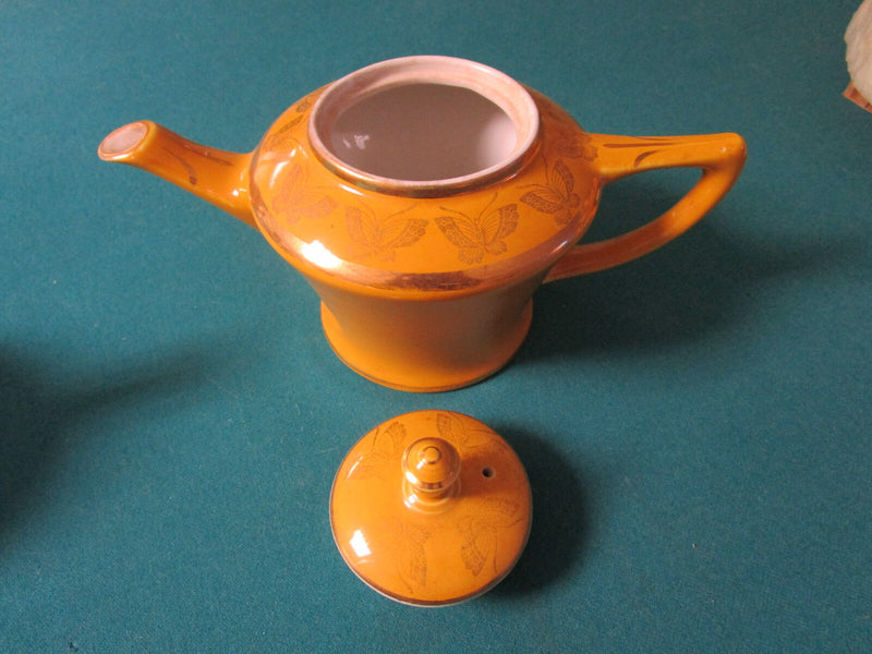 Hall Usa Pottery Teapot Yellow, Orange And Shakers - Pick1 ^^