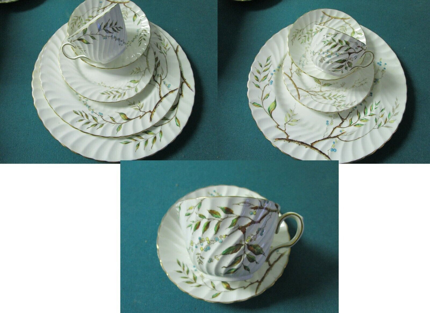 Whitmore Aynsley England Dinner China Setting 5 / 4 Pcs And Cup Saucer Pick 1