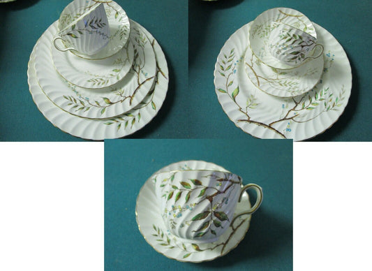 Whitmore Aynsley England Dinner China Setting 5 / 4 Pcs And Cup Saucer Pick 1